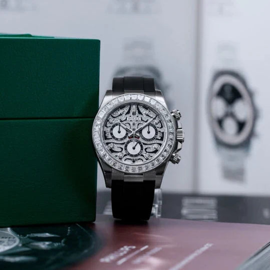 Rolex Daytona 116589TBR "Eye of the Tiger" White Gold UNWORN