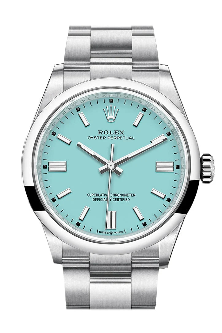 Oyster Perpetual 36 Turquoise Dial Oyster Bracelet Watch 126000.