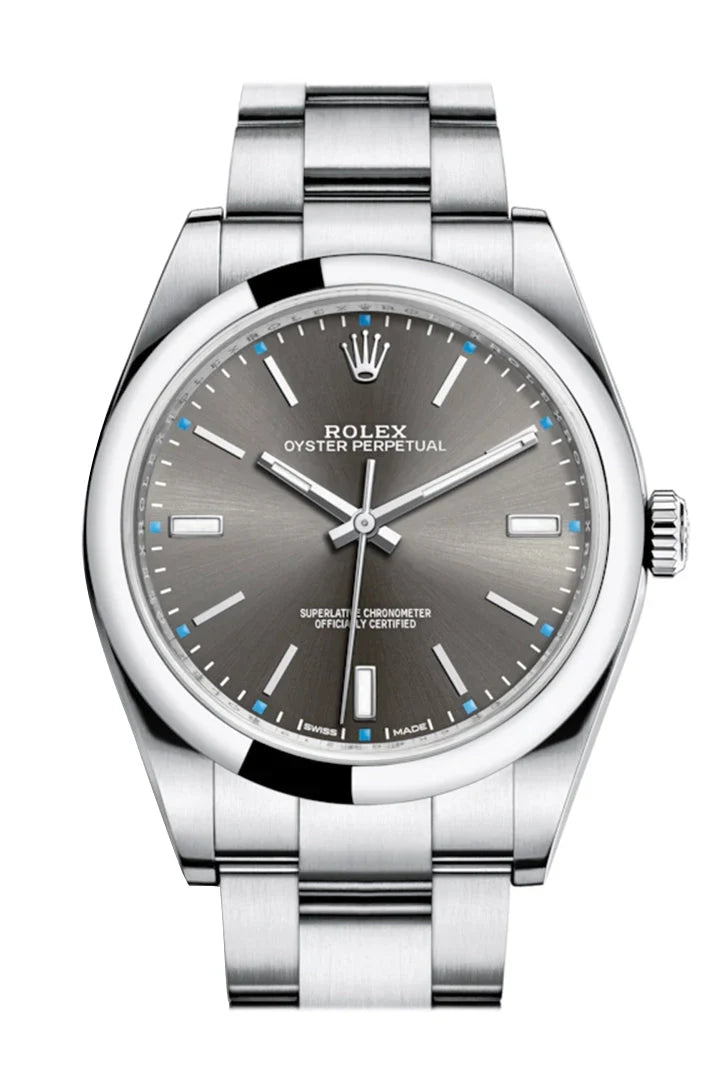 OYSTER PERPETUAL 39 Rhodium Dial Men's Watch 114300.
