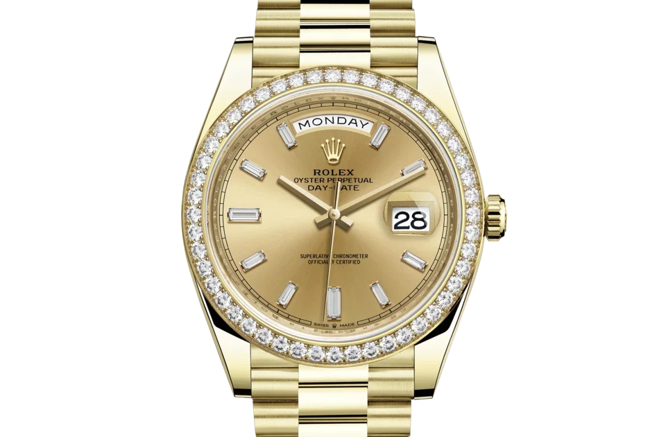 Rolex Day-Date 40 Ref 228348 DiamondDial8 Bezel