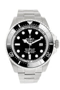 Sea-Dweller Deepsea 44 Black Dial Automatic Men's Stainless Steel Oyster Watch 126660.