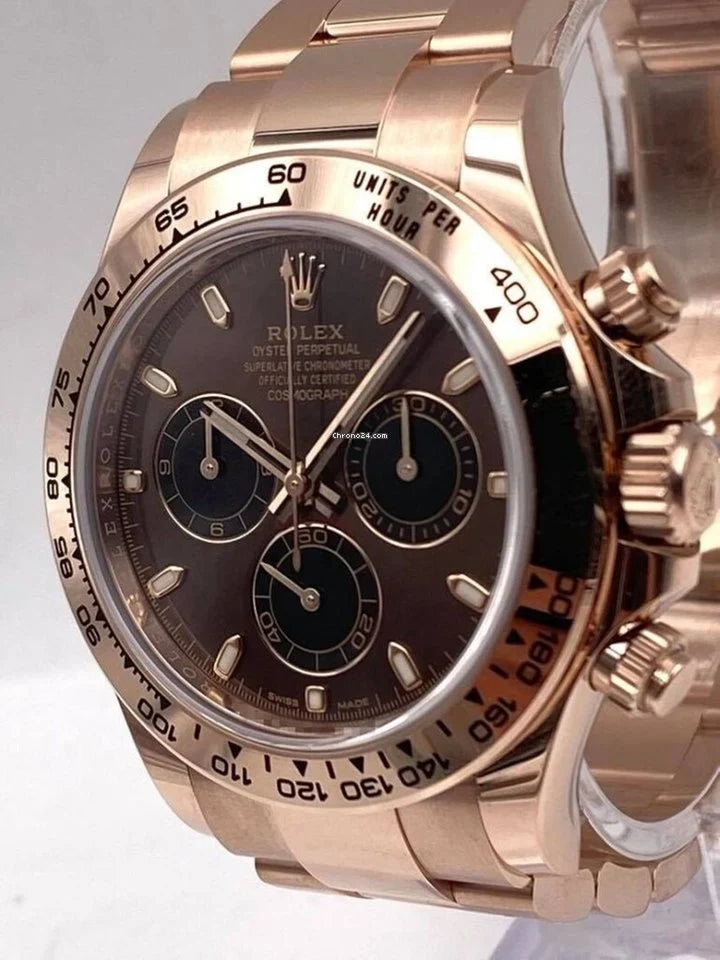 Daytona Rose Gold Chocolate Index Dial 116505 Unworn.