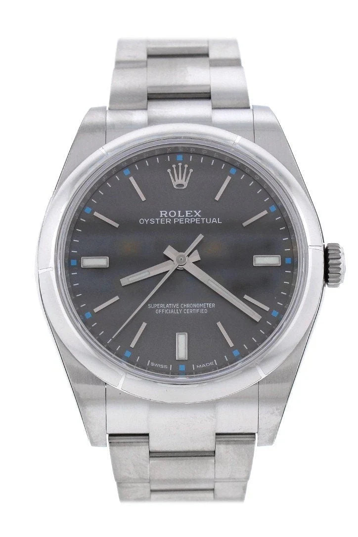 OYSTER PERPETUAL 39 Rhodium Dial Men's Watch 114300.