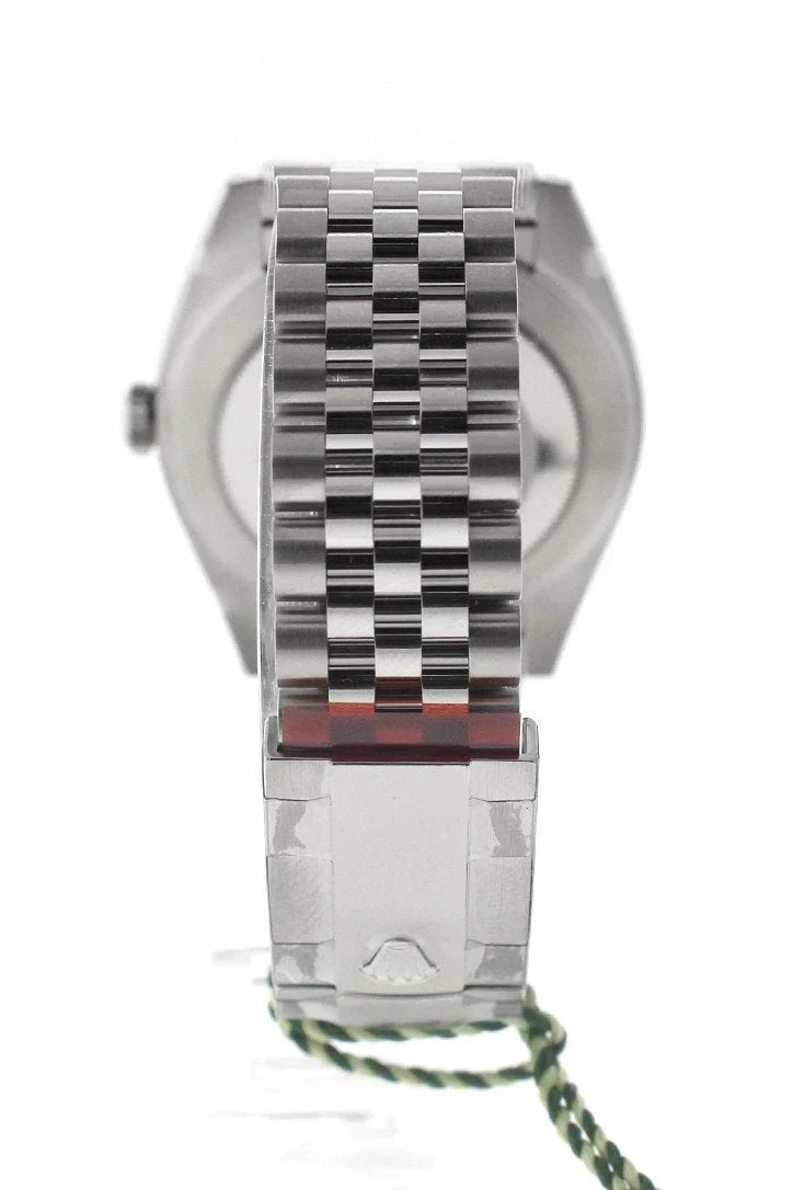Datejust 41 Blue Dial White Gold Fluted Bezel Jubilee Mens Watch 126334.