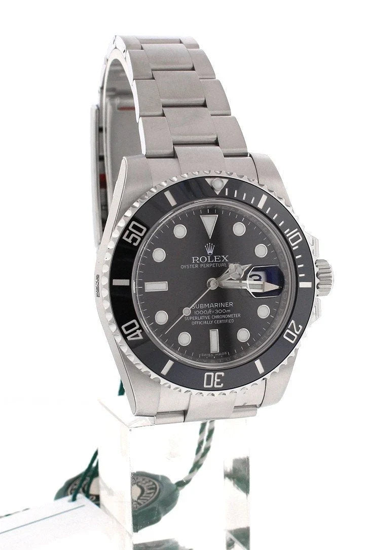 Submariner Date 40 Black Dial Mens watch 116610LN 116610.