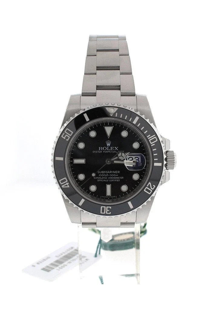 Submariner Date 40 Black Dial Mens watch 116610LN 116610.