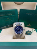 Sky-Dweller Blue Jubilee Bracelet 326934 2021 Unworn.
