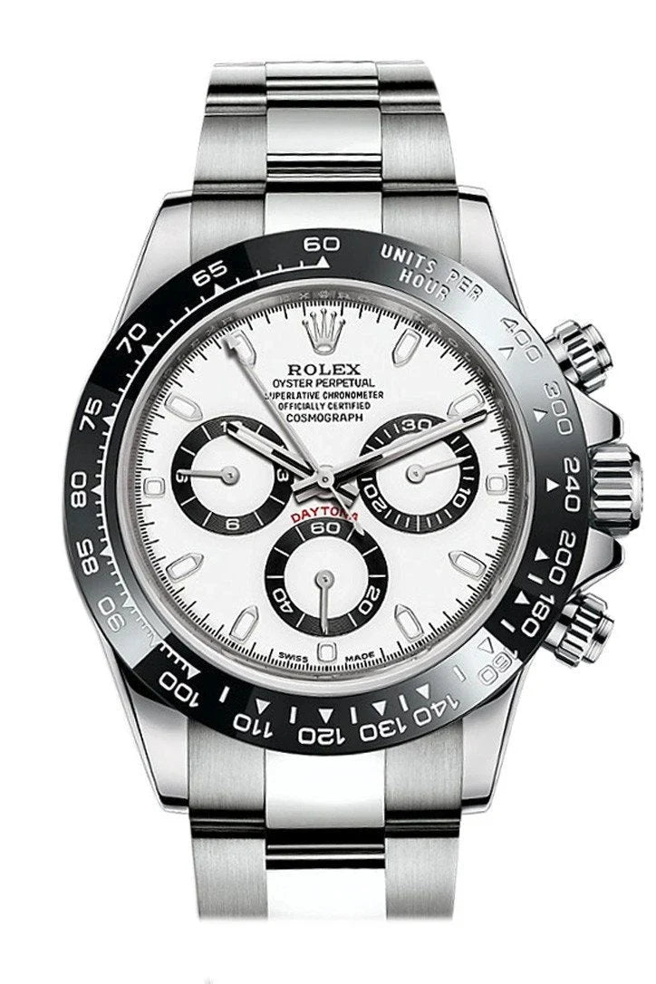 Cosmograph Daytona 40 White Dial Stainless Steel Oyster Men's Watch 116500LN 116500.