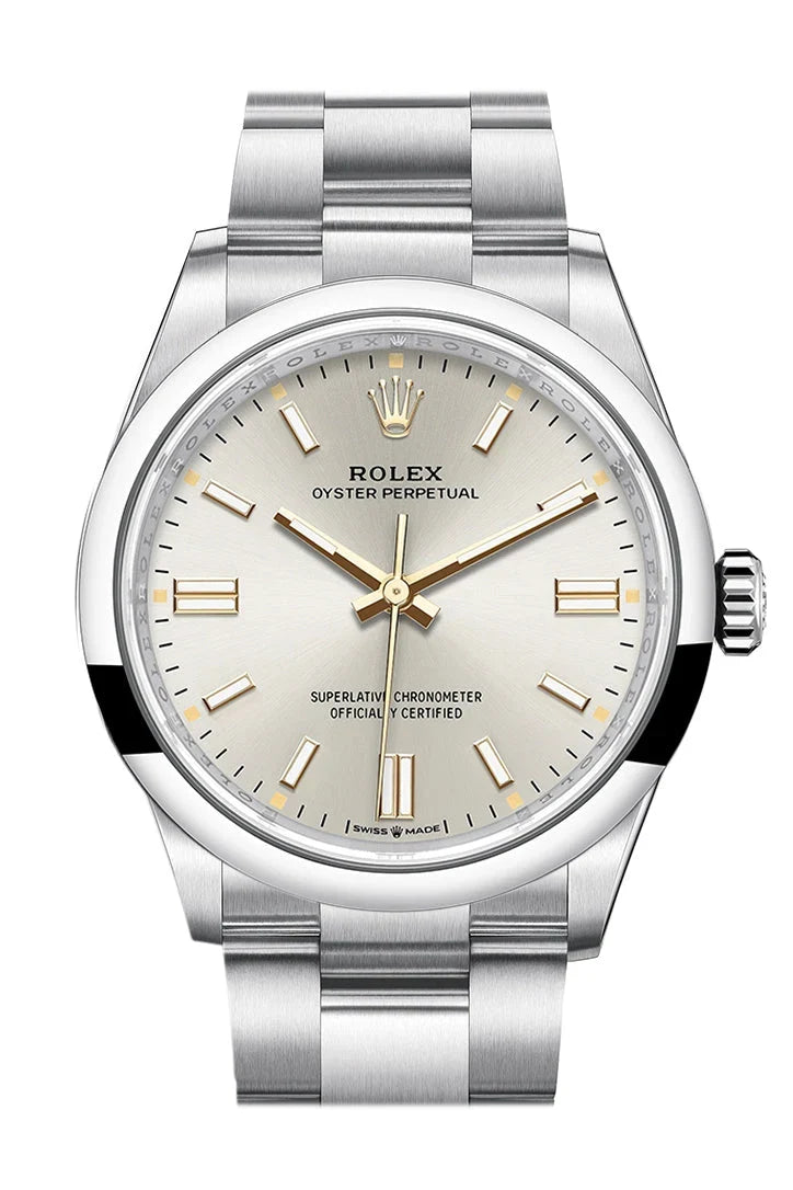 Oyster Perpetual 36 Silver Dial Oyster Bracelet Watch 126000.