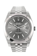 Datejust 41 Dark Rhodium Dial Automatic Men's Jubilee Watch 126300.