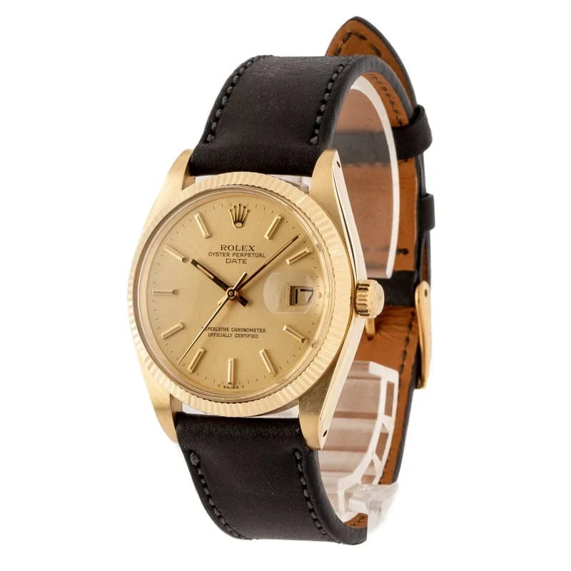 Rolex 14K Yellow Gold Date 1503