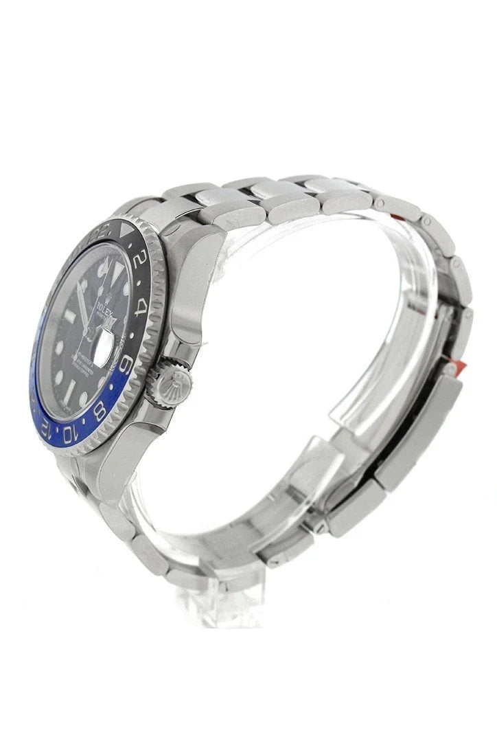 GMT-Master II Batman 40 Black Dial Steel Men's Watch 116710BLNR 116710.