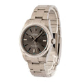 Rolex Oyster Perpetual 114300 Dark Rhodium Index Dial