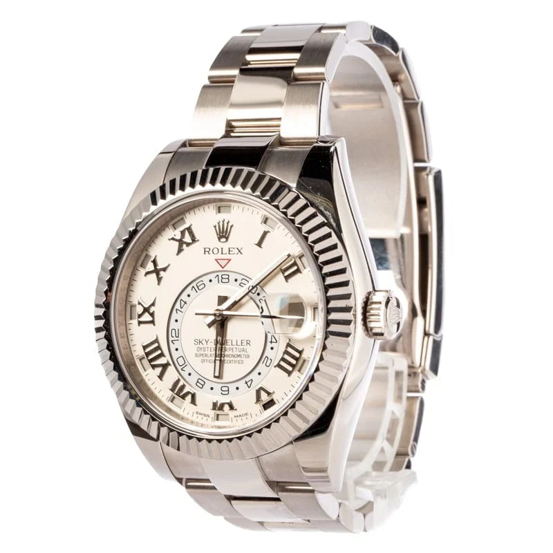 Rolex Sky-Dweller 326939 White Gold Oyster Band