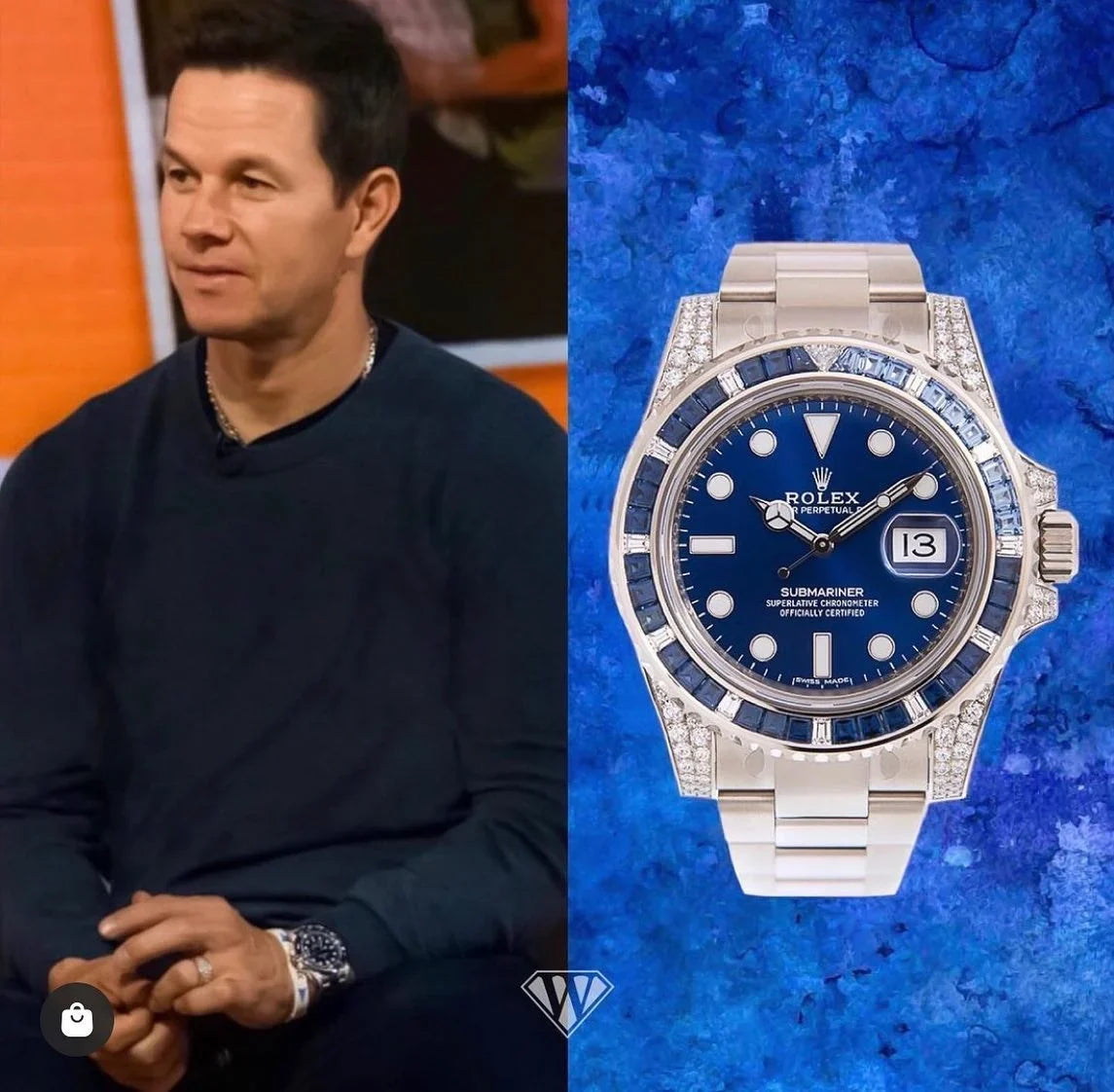 Rolex Submariner Date 116659SABR 18K White Gold Diamonds Sapphires UNWORN