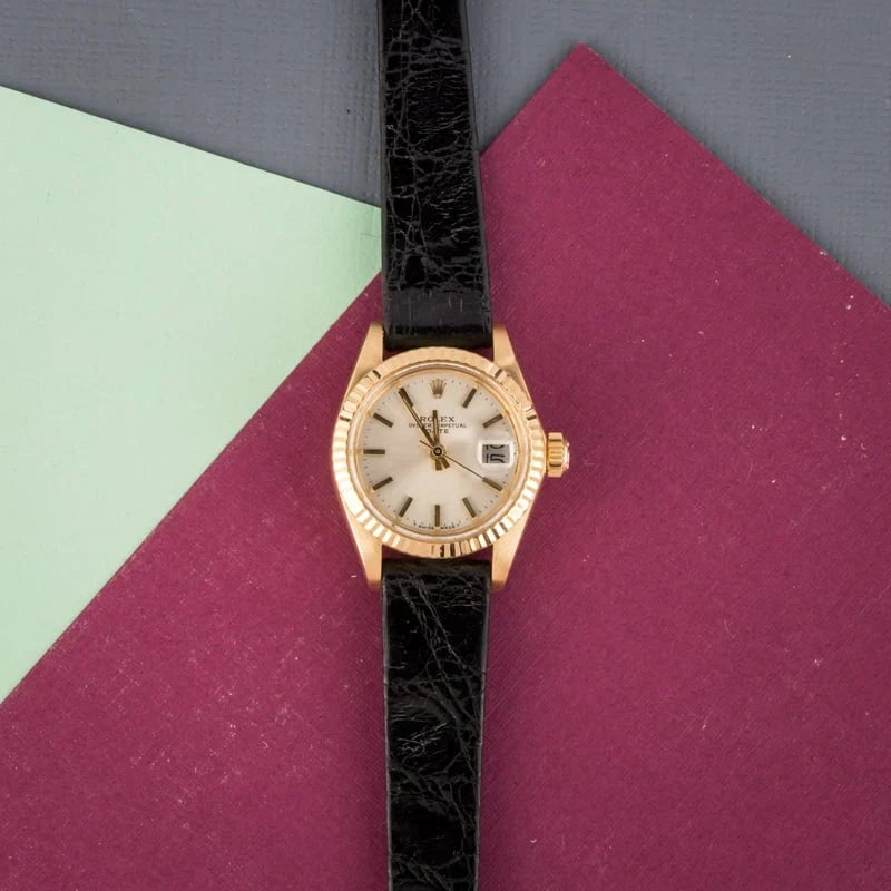 Rolex Ladies Date 6917 Silver Dial