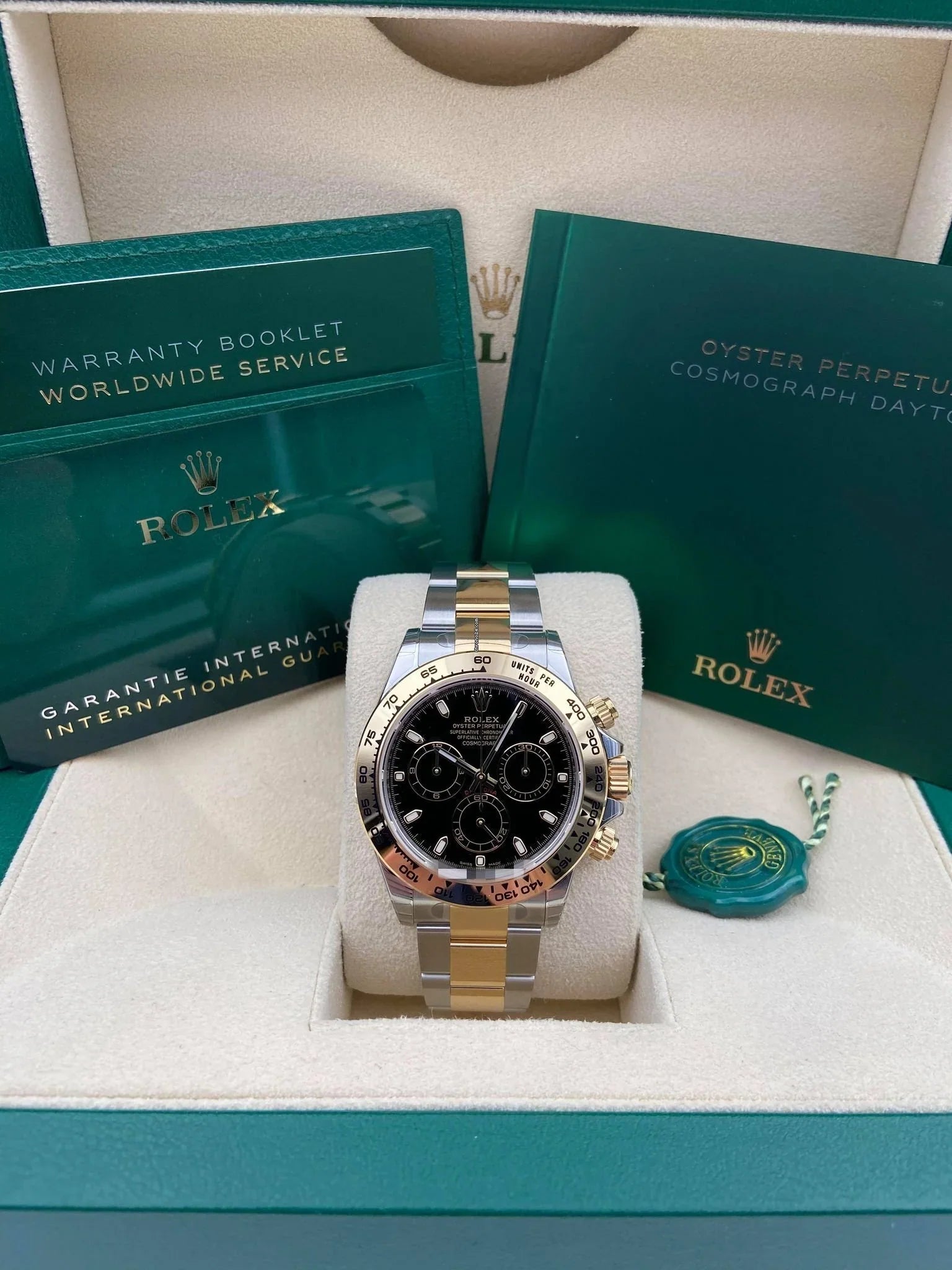 Daytona Two Tone Black Dial 116503 Unworn.