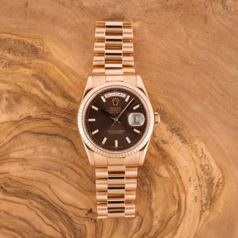 Rolex President Day-Date Everose Gold 118235