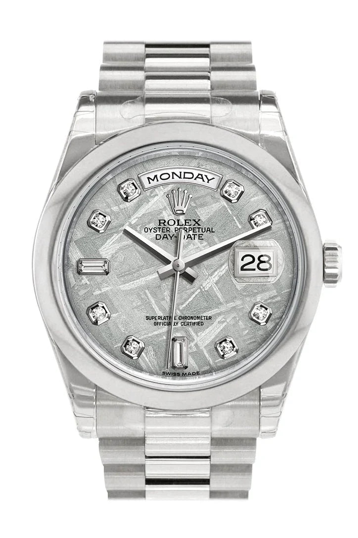 Day Date 36 Meteorite set with diamonds Dial President Men's Watch 118206.