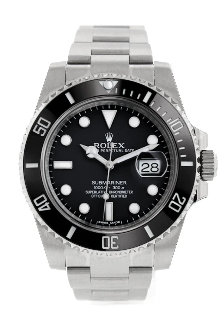 Submariner Date 40 Black Dial Mens watch 116610LN 116610.