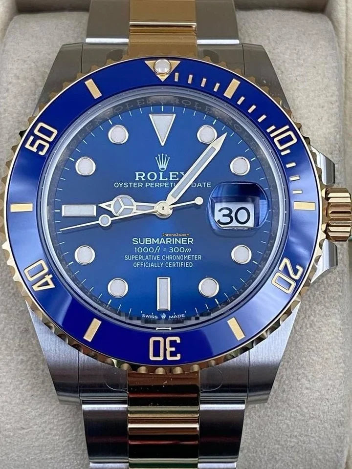 Submariner Date 41mm Blue Dial Two Tone 126613LB 2021 Unworn.