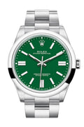 Oyster Perpetual 41 Green Dial Oyster Bracelet Watch 124300.