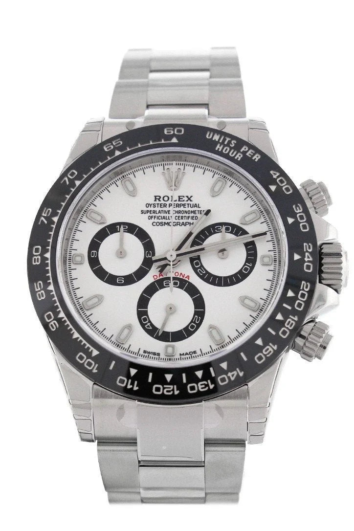 Cosmograph Daytona 40 White Dial Stainless Steel Oyster Men's Watch 116500LN 116500.
