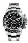 Cosmograph Daytona 40 Black Dial Stainless Steel Oyster Men's Watch 116500LN 116500.
