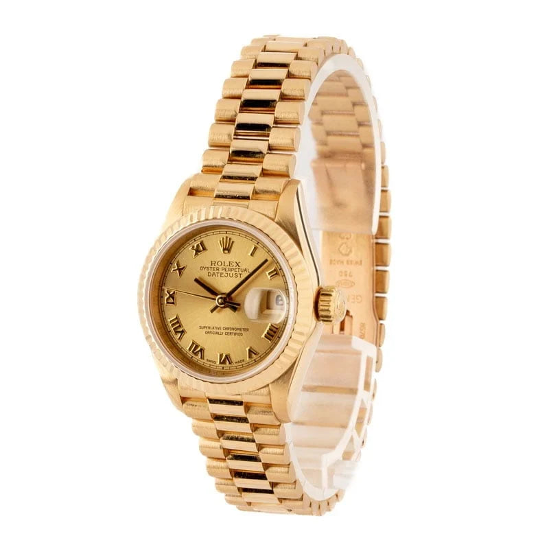 Ladies Rolex President 69178 Champagne