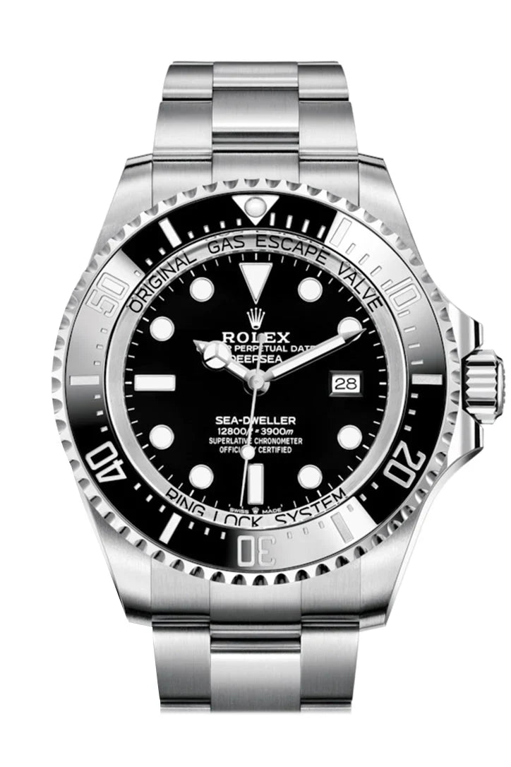 Sea-Dweller Deepsea 44 Black Dial Automatic Men's Stainless Steel Oyster Watch 126660.