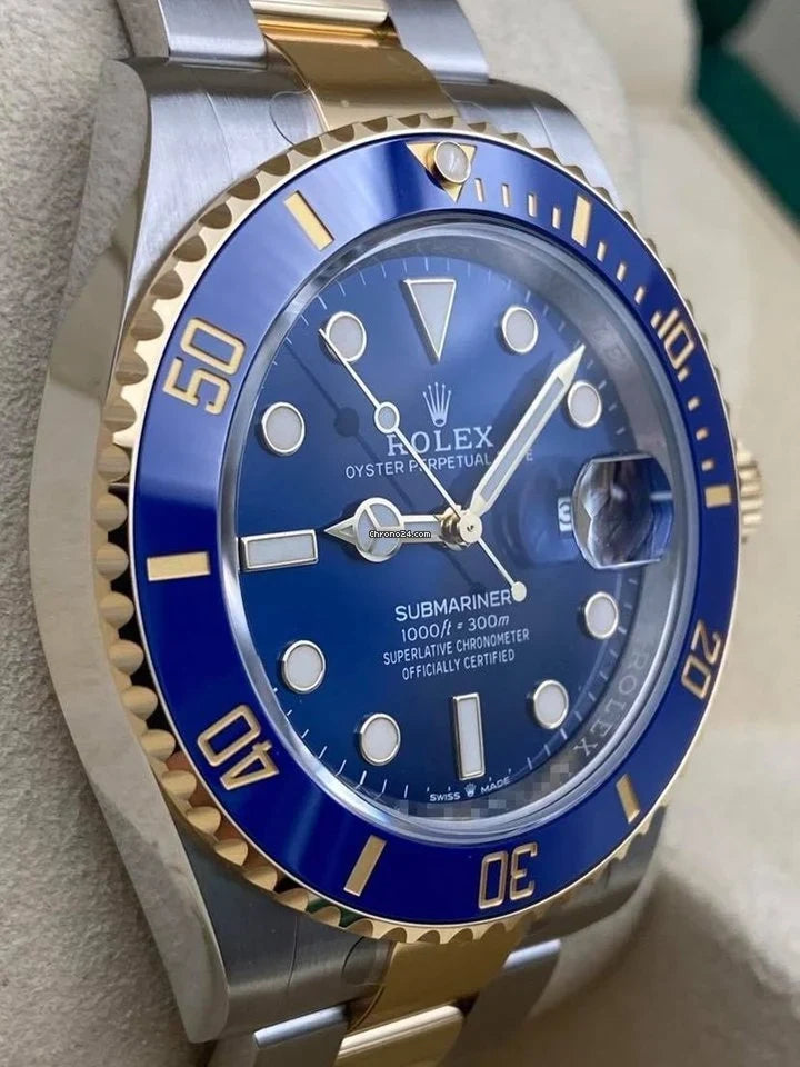Submariner Date 41mm Blue Dial Two Tone 126613LB 2021 Unworn.