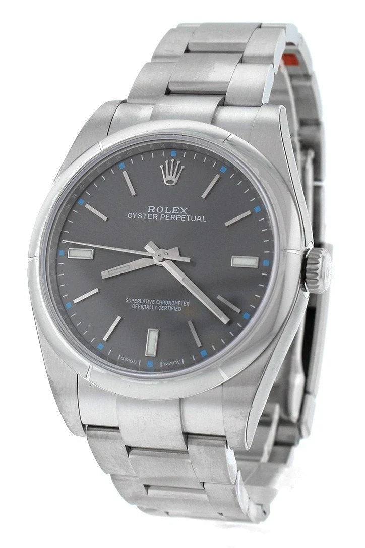 OYSTER PERPETUAL 39 Rhodium Dial Men's Watch 114300.
