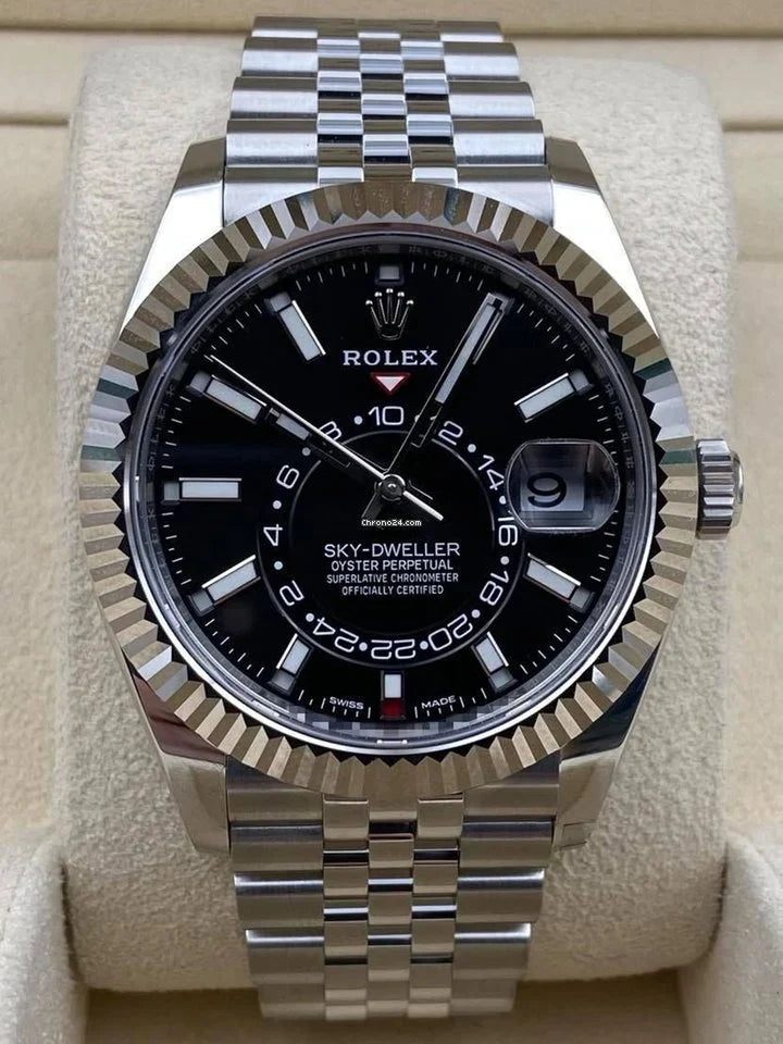 Sky-Dweller Black Jubilee Bracelet 326934 2021 Unworn.