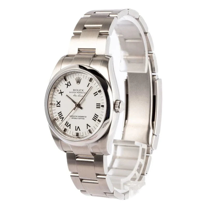 Rolex Oyster Perpetual 114200 White Dial