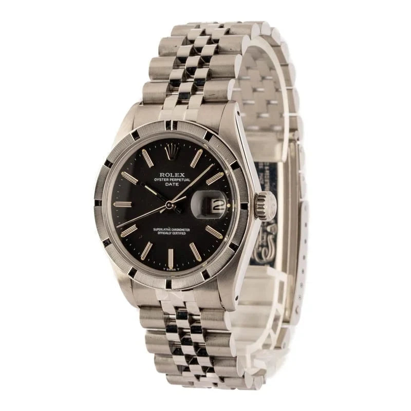 Rolex Date 1501 Black Dial