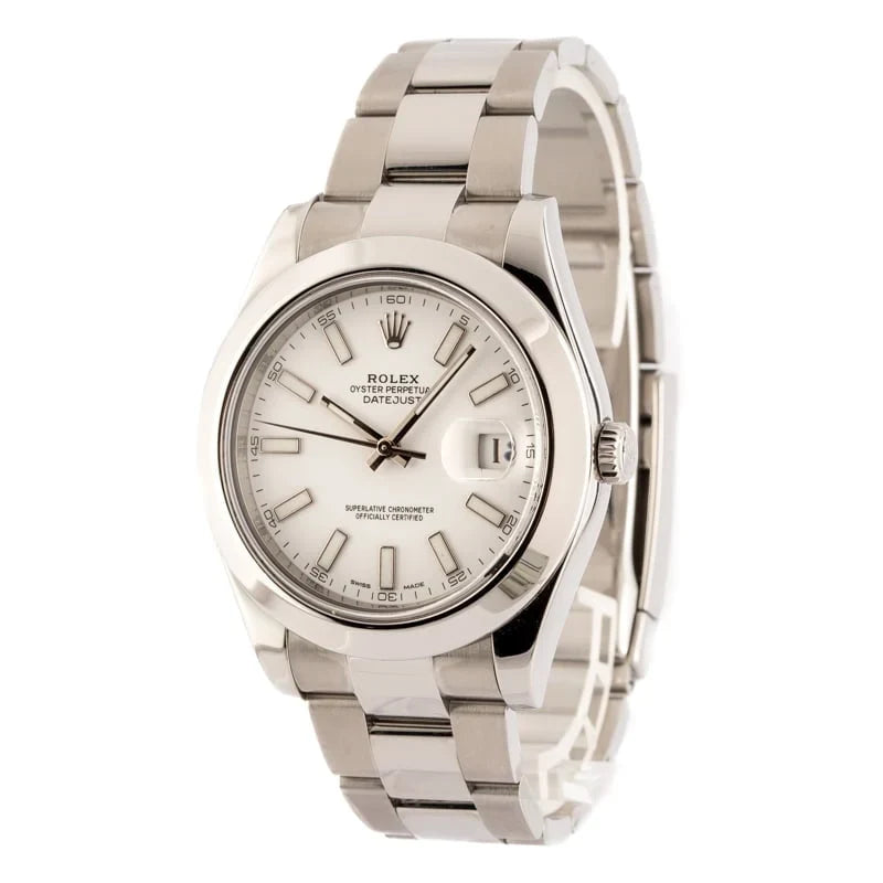 Rolex Datejust II 116300 White Dial