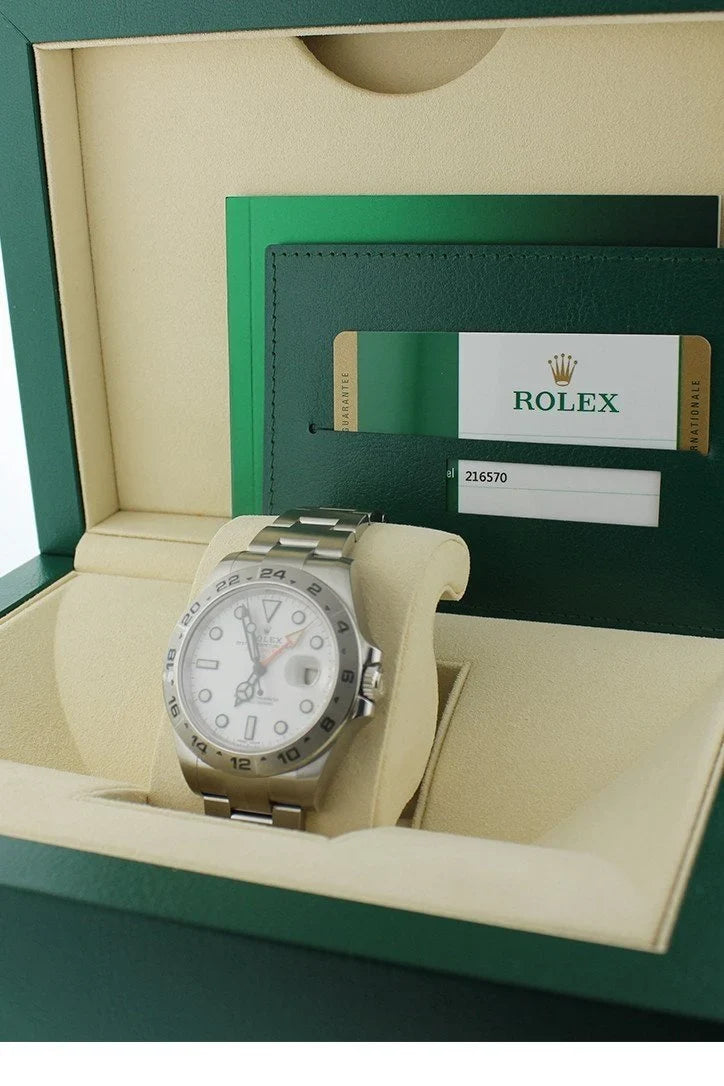Explorer II White Dial Stainless Steel Men's Watch 216570.