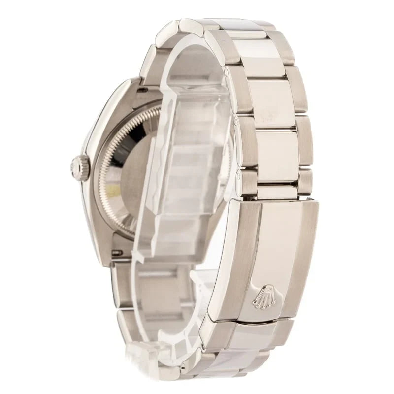 Rolex Date 115200 White Roman Dial