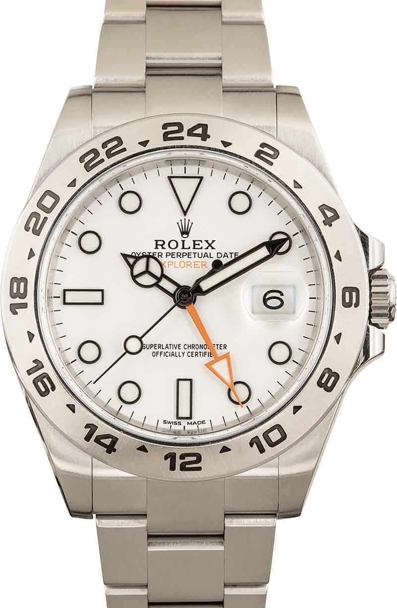 Rolex Explorer II 216570 White Dial