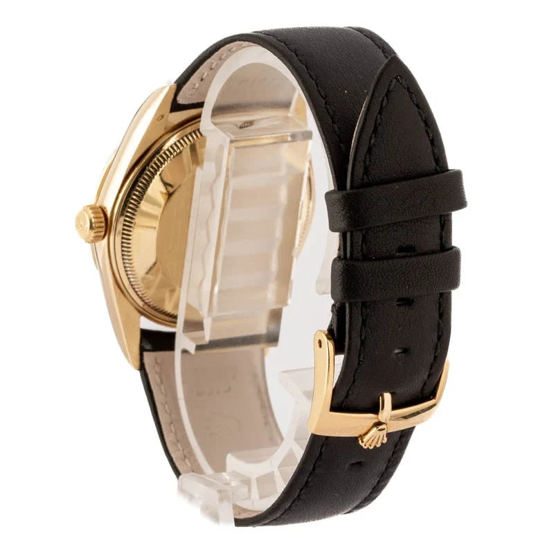 Mens Rolex Date 15037 Yellow Gold