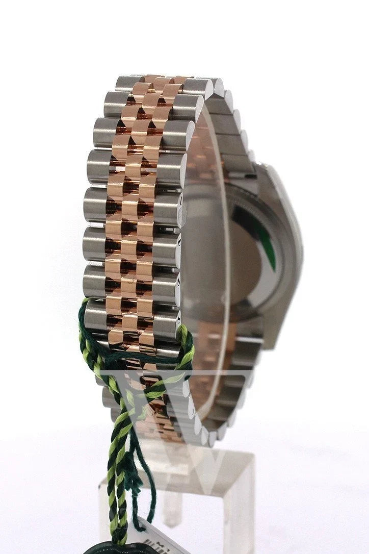 Datejust 36 Pink Dial Fluted Steel and 18k Rose Gold Jubilee Watch 116231.
