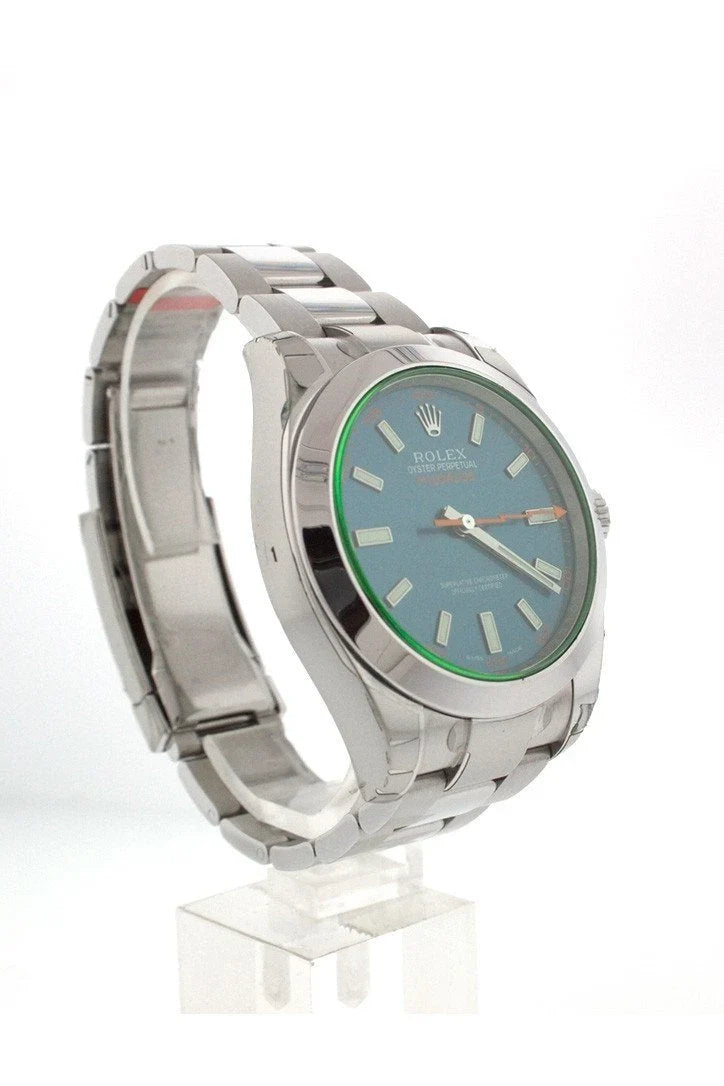 Milgauss Blue Dial Stainless Steel Men's Watch 116400GV.