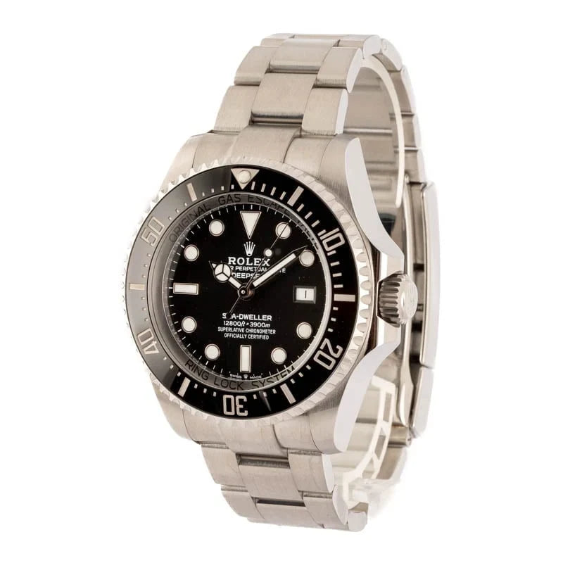 Pre-Owned Rolex DeepSea 126660 Black Dial