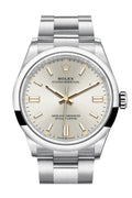 Oyster Perpetual 36 Silver Dial Oyster Bracelet Watch 126000.