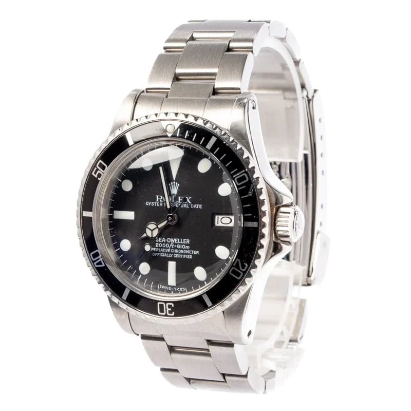 Mens Vintage Rolex Sea-Dweller 1665 Great White