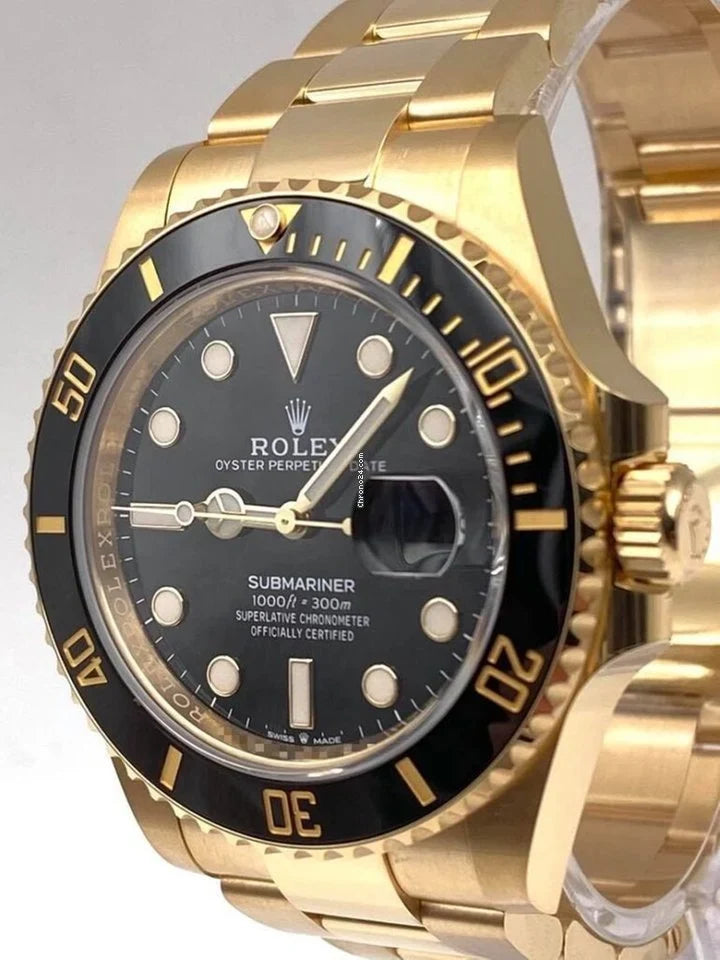 Submariner Date 41mm Black Dial Yellow Gold 126618LN Unworn 2021.