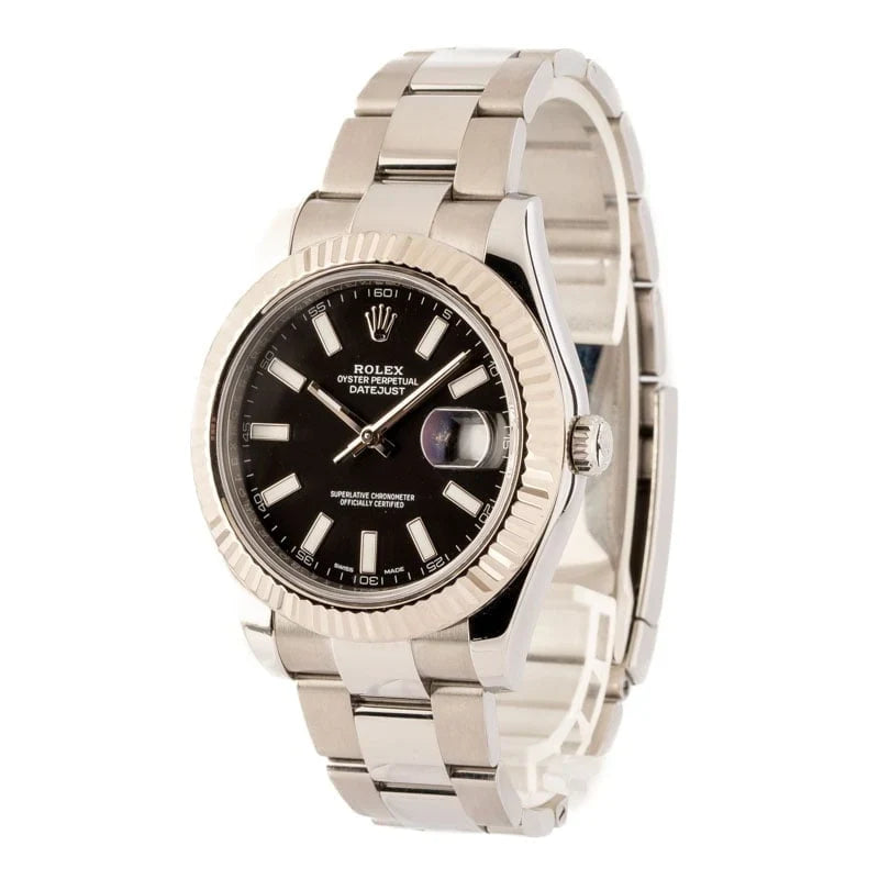 Rolex Datejust 116334 Black Index Dial