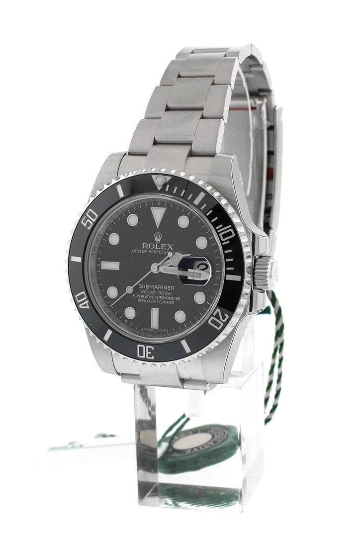 Submariner Date 40 Black Dial Mens watch 116610LN 116610.