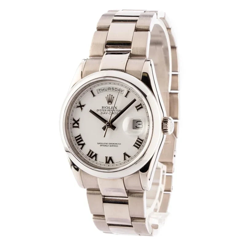 Rolex Day-Date 118209 White Gold