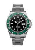 Submariner Stainless Steel Starbucks Black Index Dial Watch.